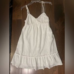 BCX Sun Dress with Spaghetti Straps in the color Day White